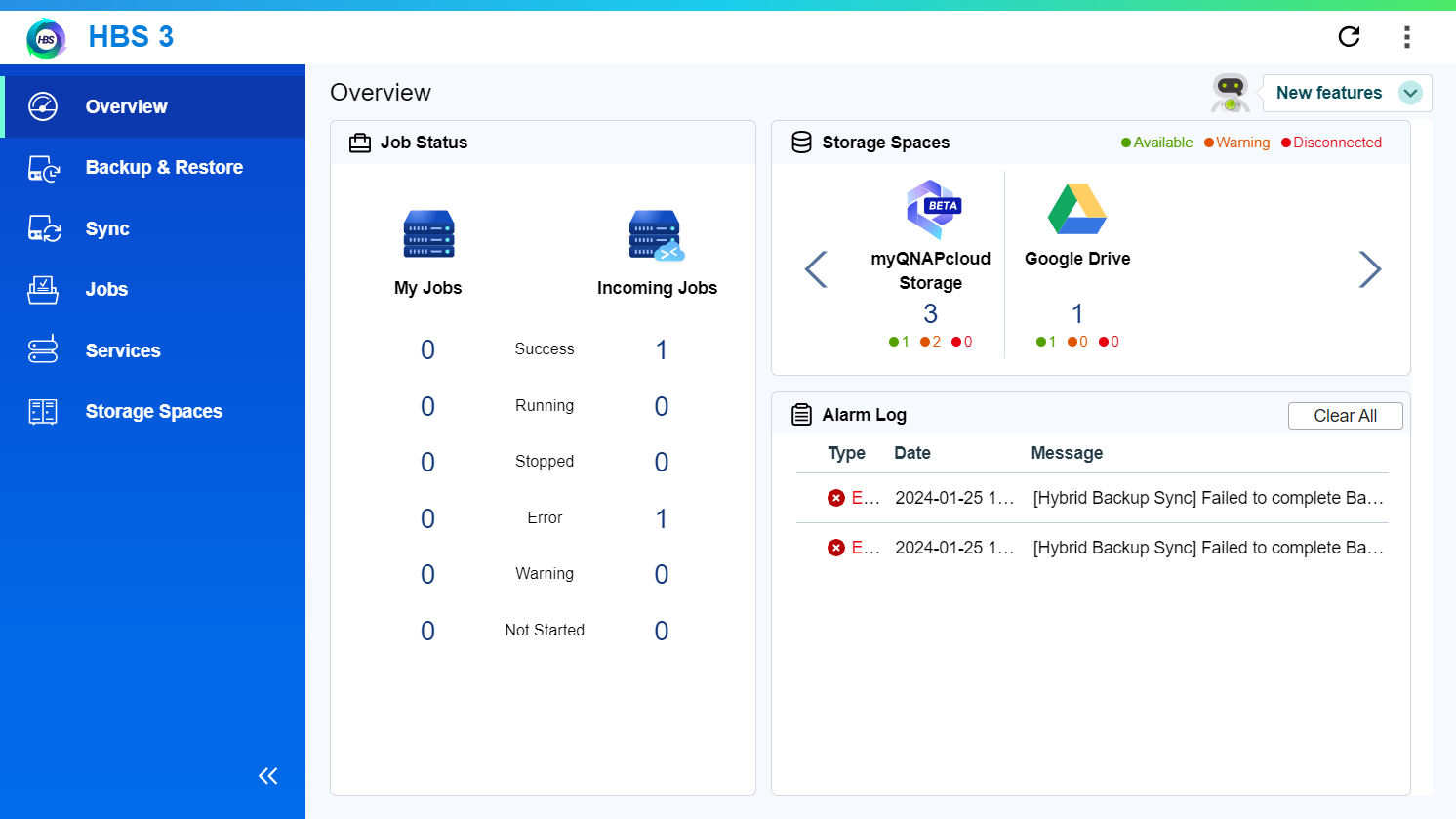 Hybrid Backup Sync