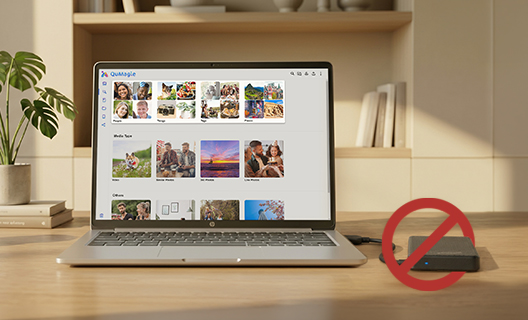 通过 Wi-Fi，将 Mac 与 Windows 电脑备份到 QNAP NAS