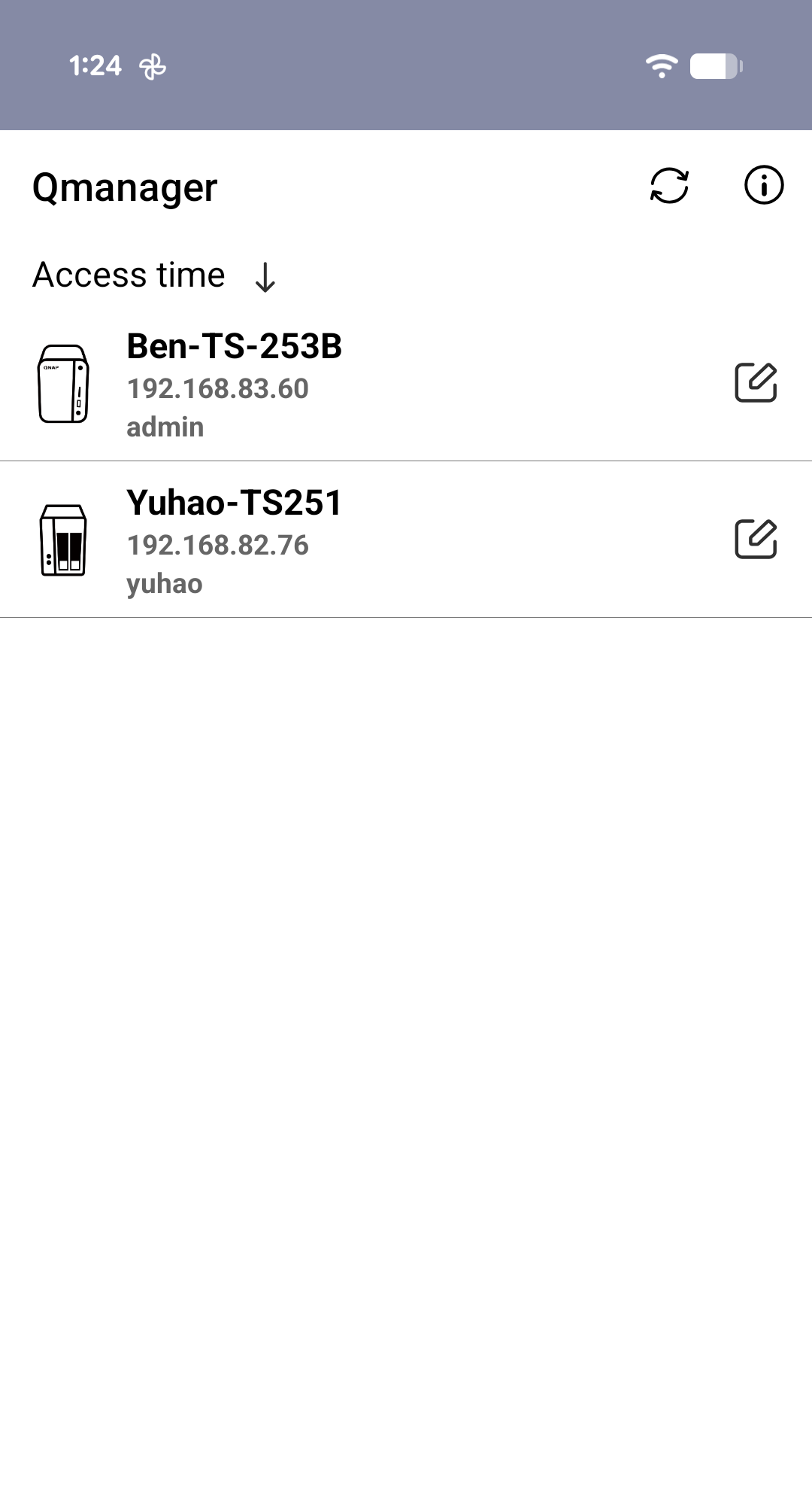 开启 Qmanager，选择 NAS