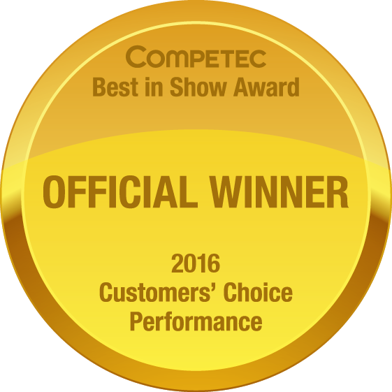 2016 Customers' Choice Performance - OMPETEC 2016 - Best in Show Award  (Switerzland) (2016/05/11)