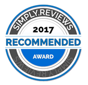 Recommended Award - Simply Reviews - (US) (2017/12/31)
