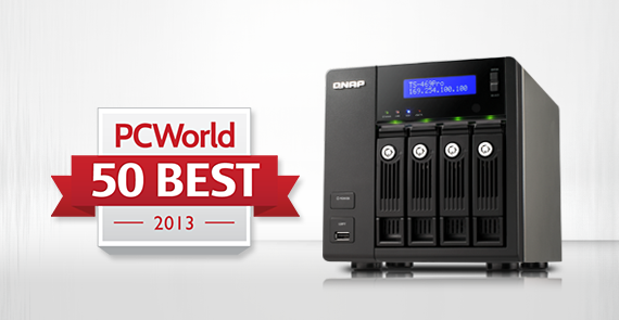 QNAP获选为PCWorld 2013年度前五十大优秀特点科技产品