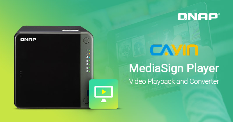 威联通合作伙伴铠应科技推出适用于 QNAP NAS 的 MediaSign Player 多媒体播放器，支持新一代标准 HEIF/ HEVC 图片与影片媒体格式