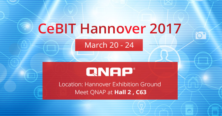 威联通将于 CeBIT 2017 亮相新款 Thunderbolt 3 NAS、智能家居应用,及 QIoT 物联网解决方案