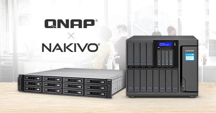 QNAP 与 NAKIVO 联合推出整合操作的虚拟机备份方案