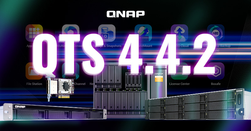 威联通释出 QTS 4.4.2 版本：QTS 提升系统安全性，并全面强化 USB/ SATA 接口存储扩充方案