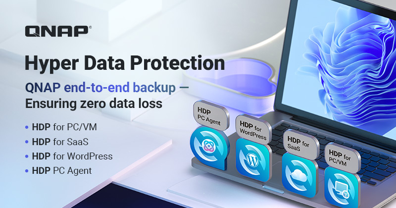 QNAP 推出全新「Hyper Data Protection」品牌识别，整合全端备份应用