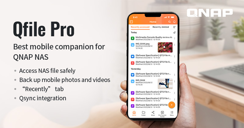 威联通推出 Qfile Pro 手机 APP，升级用户移动设备文件备份体验