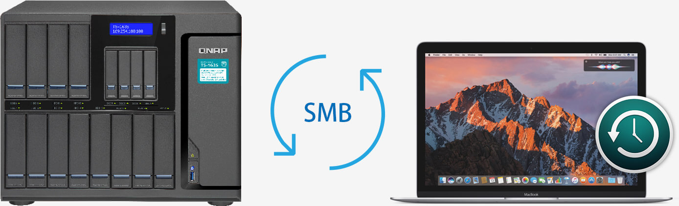 SMB 协定的 Time Machine 备份