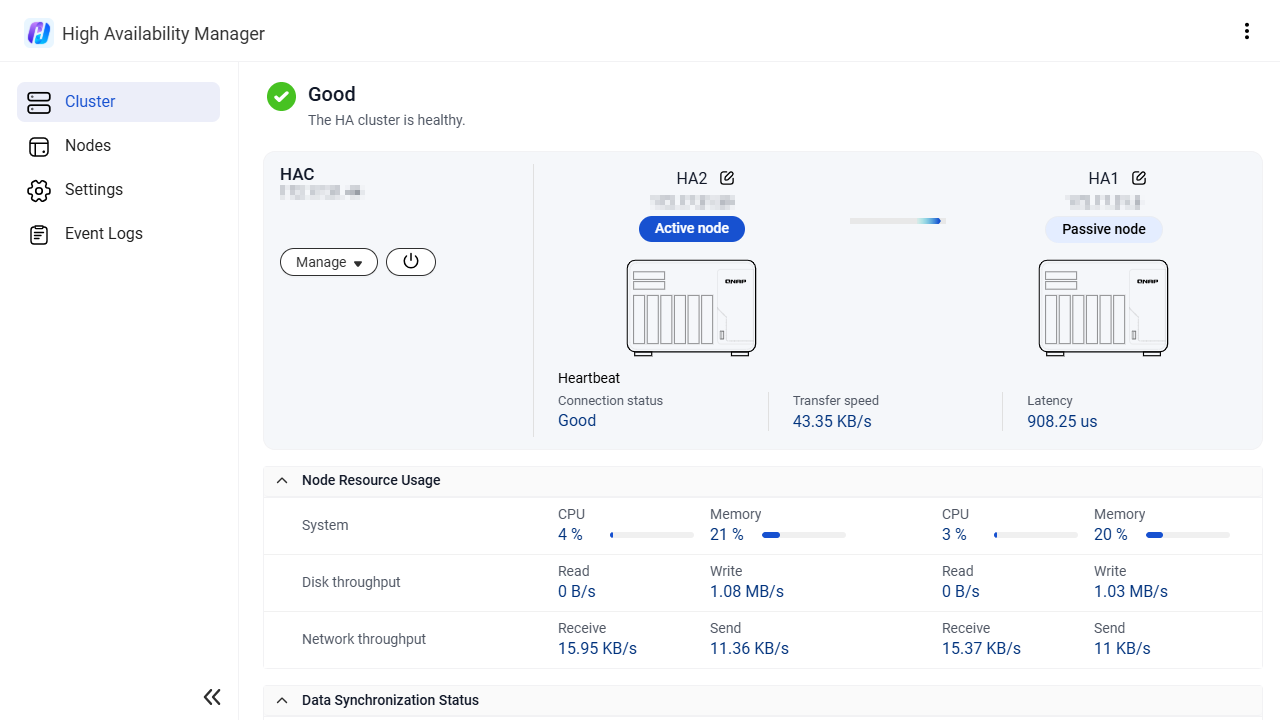 高可用性管理器