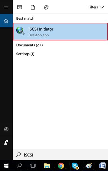 The status of the target now shows 'Connected'