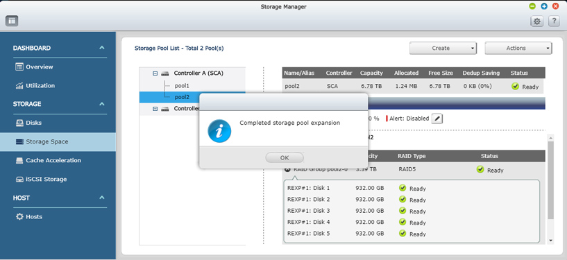 How to create a RAID50 / RAID60 storage pool in QES NAS? | QNAP