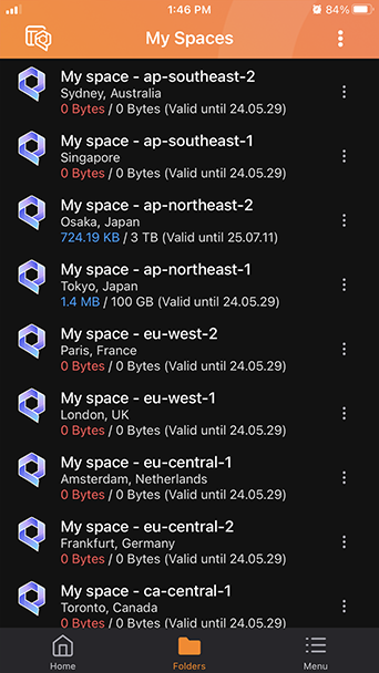存取 myQNAPcloud Storage