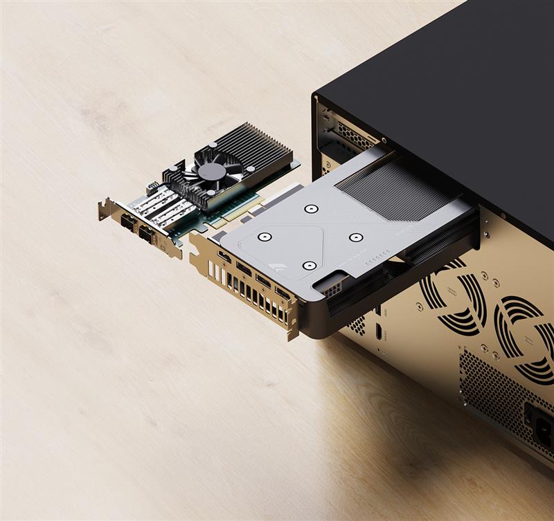 NVIDIA RTX GPU and 25GbE SmartNIC expansion