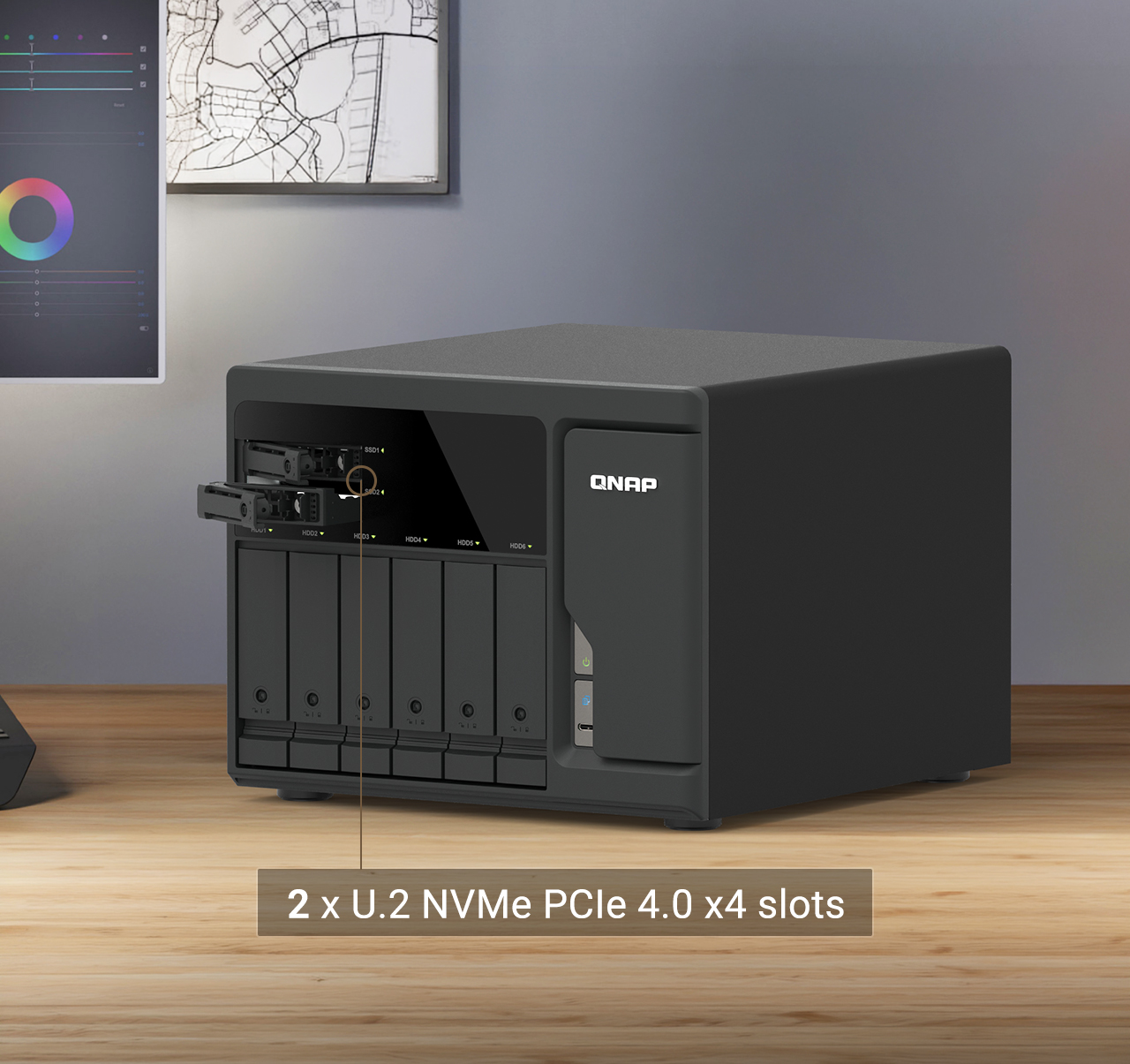 U.2 NVMe slots