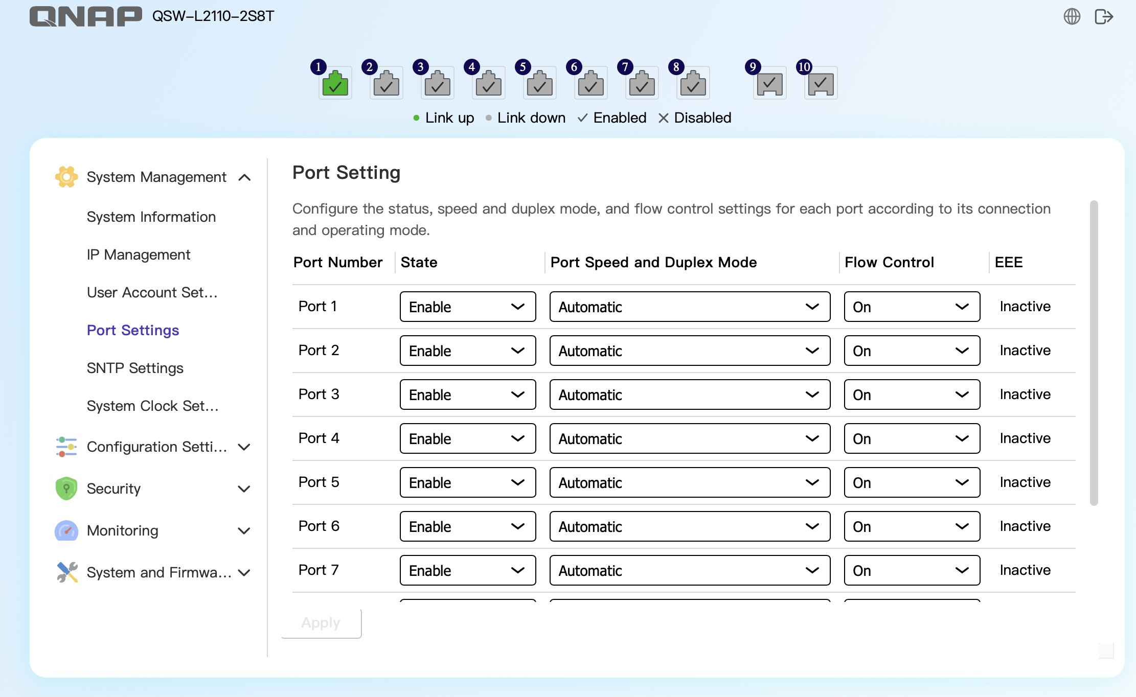QTS 5 UI
